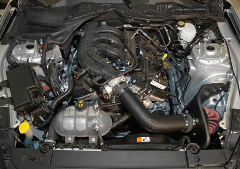 K&N Engineering - K&N 15 - 17 Ford Mustang 3.7L V6 F/I Performance Intake Kit - Demon Performance