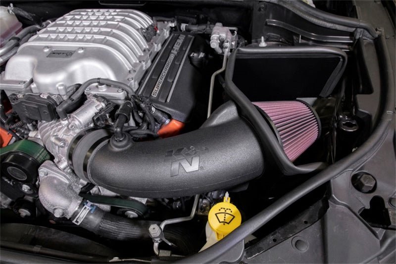 K&N Engineering - K&N 18-19 Jeep Grand Cherokee Trackhawk V8-6.2L F/I Aircharger Performance Intake - Demon Performance