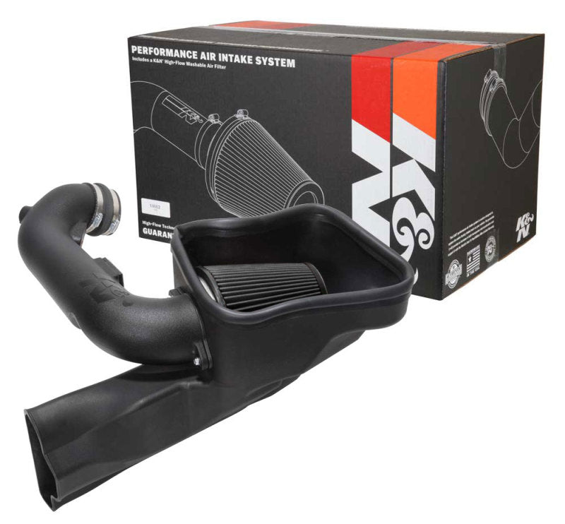 K&N Engineering - K&N 18 - 23 Ford Mustang GT 5.0L V8 F/I Dryflow Performance Air Intake System - Demon Performance