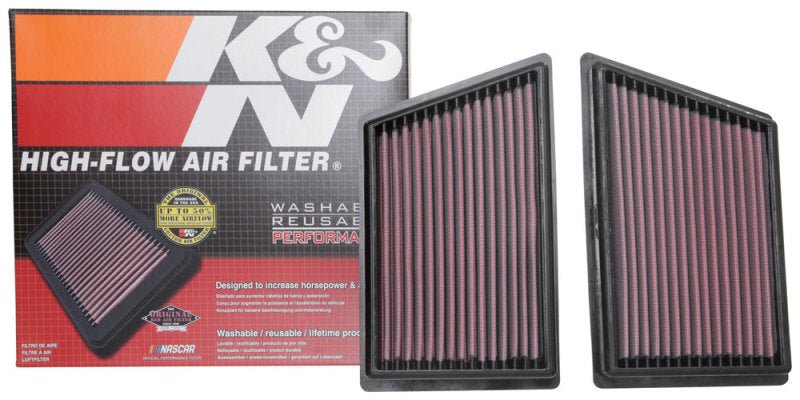 K&N Engineering - K&N 19 Porsche 911 3.0L H6 F/I Drop In Replacement Air Filter - Demon Performance