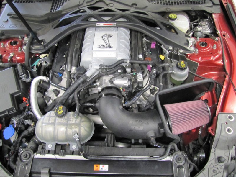 K&N Engineering - K&N 20 - 21 Ford Mustang GT500 5.2L V8 Aircharger Performance Intake - Demon Performance