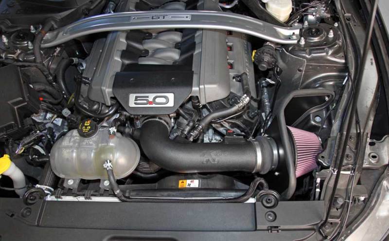 K&N Engineering - K&N 2015 Ford Mustang GT 5.0L V8 F/I Performance Intake Kit - Demon Performance