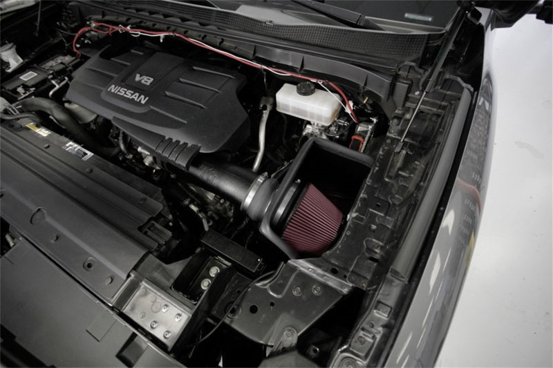 K&N Engineering - K&N 2017 Nissan Titan V8 - 5.6L F/I Aircharger Performance Intake - Demon Performance