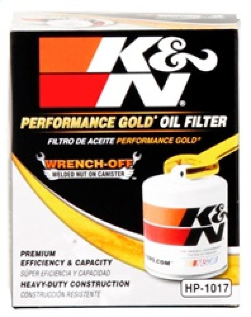 K&N Engineering - K&N 3.74inch / 2.98 OD Performance Gold Oil Filter - Demon Performance
