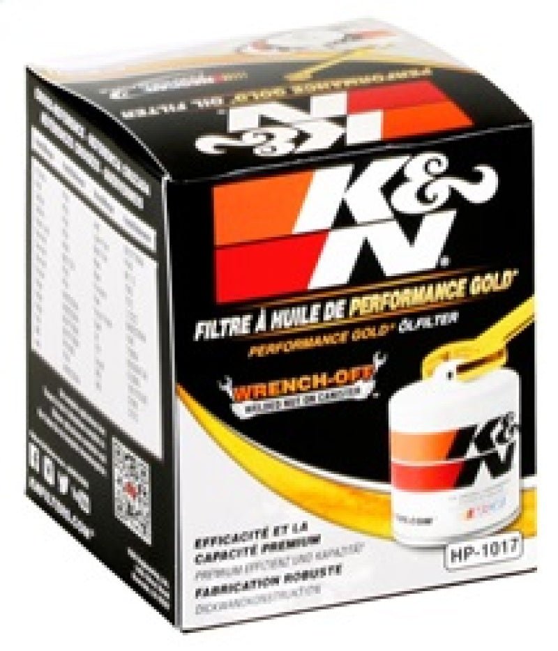 K&N Engineering - K&N 3.74inch / 2.98 OD Performance Gold Oil Filter - Demon Performance