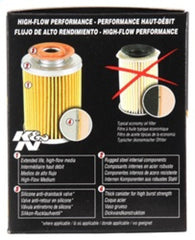 K&N Engineering - K&N 3.74inch / 2.98 OD Performance Gold Oil Filter - Demon Performance