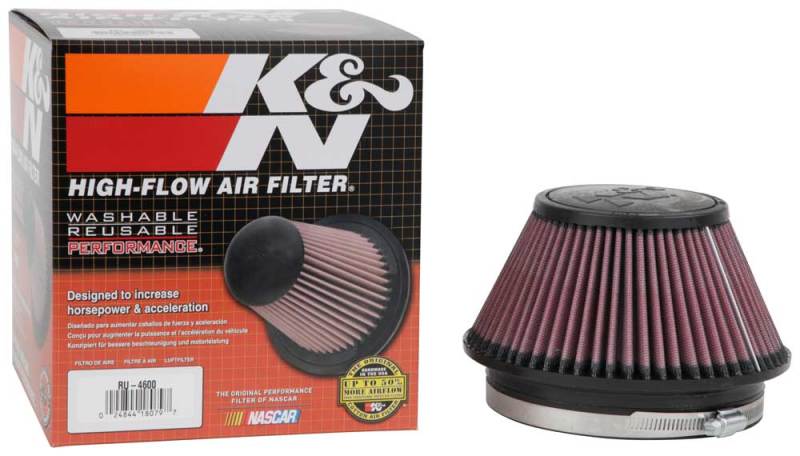 K&N Engineering - K&N Filter 6 inch Flange 7.5 inch Base 4.5 Top 4 inch Height - Demon Performance