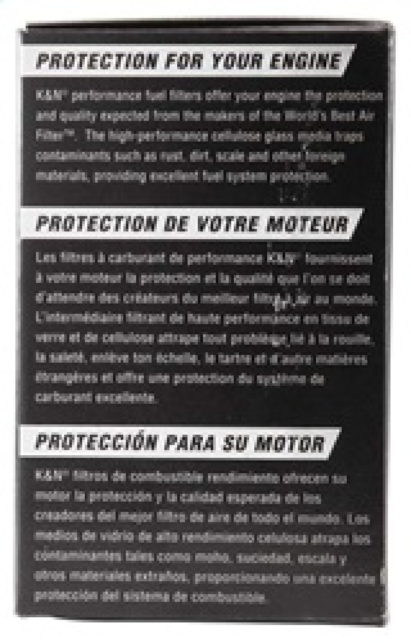 K&N Engineering - K&N Fuel Filter 84 - 89 Nissan 300ZX, 00 - 04 Nissan Xterra. 95 - 97 Nissan 200SX - Demon Performance