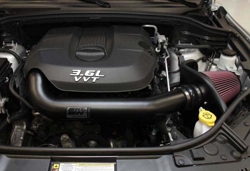 K&N Engineering - K&N High Flow Performance Intake Kit 11 Jeep Grand Cherokee 3.6L V6 / 11 Dodge Durango 3.6L V6 - Demon Performance