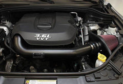 K&N Engineering - K&N High Flow Performance Intake Kit 11 Jeep Grand Cherokee 3.6L V6 / 11 Dodge Durango 3.6L V6 - Demon Performance
