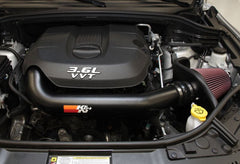 K&N Engineering - K&N High Flow Performance Intake Kit 11 Jeep Grand Cherokee 3.6L V6 / 11 Dodge Durango 3.6L V6 - Demon Performance