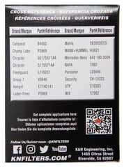 K&N Engineering - K&N Performance Oil Filter for 2010+ Mercedes Benz GLE350D 3.0L V6 DSL 2.75in OD x 3.625in H - Demon Performance