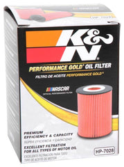 K&N Engineering - K&N Performance Oil Filter for 2010+ Mercedes Benz GLE350D 3.0L V6 DSL 2.75in OD x 3.625in H - Demon Performance
