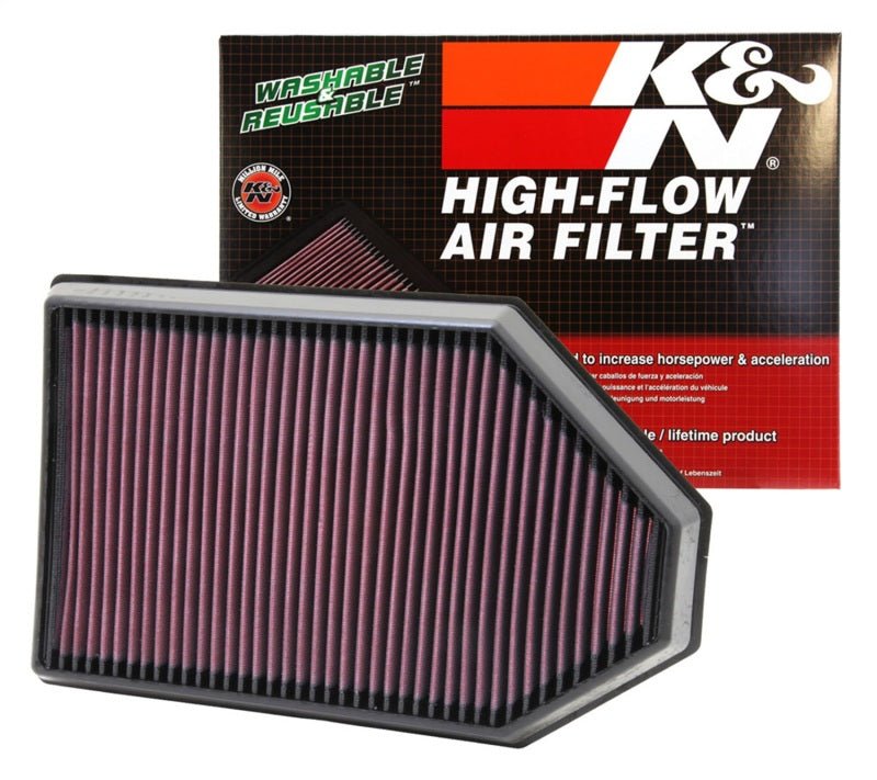 K&N Engineering - K&N Replacement Air Filter for 11 Chrysler 300/300C / Challenger 3.6L/5.7L/6.4L / Charger 3.6L/5.7L - Demon Performance