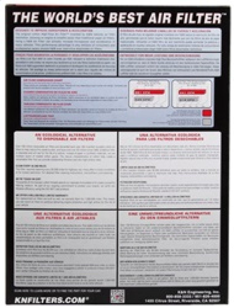 K&N Engineering - K&N Replacement Air Filter for 11 Chrysler 300/300C / Challenger 3.6L/5.7L/6.4L / Charger 3.6L/5.7L - Demon Performance