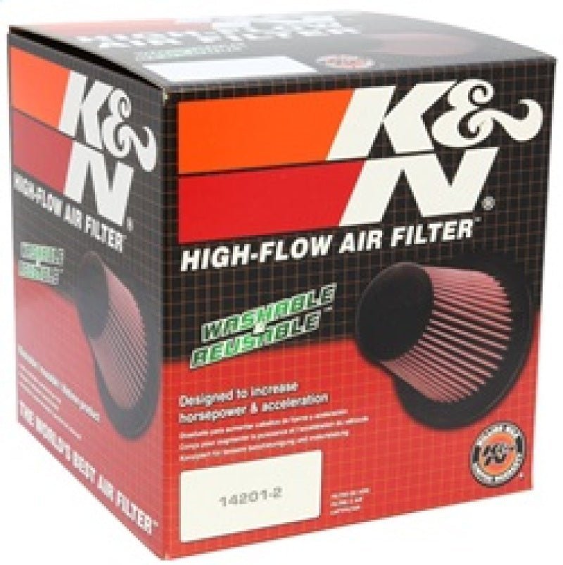 K&N Engineering - K&N Universal CarbonFiber Filter 6in Flange / 7 - 1/2in OD - B / 5 - 1/8in OD - T / 5in H - Demon Performance