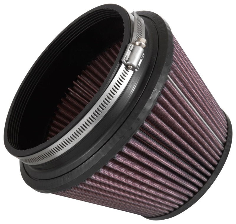 K&N Engineering - K&N Universal CarbonFiber Filter 6in Flange / 7 - 1/2in OD - B / 5 - 1/8in OD - T / 5in H - Demon Performance