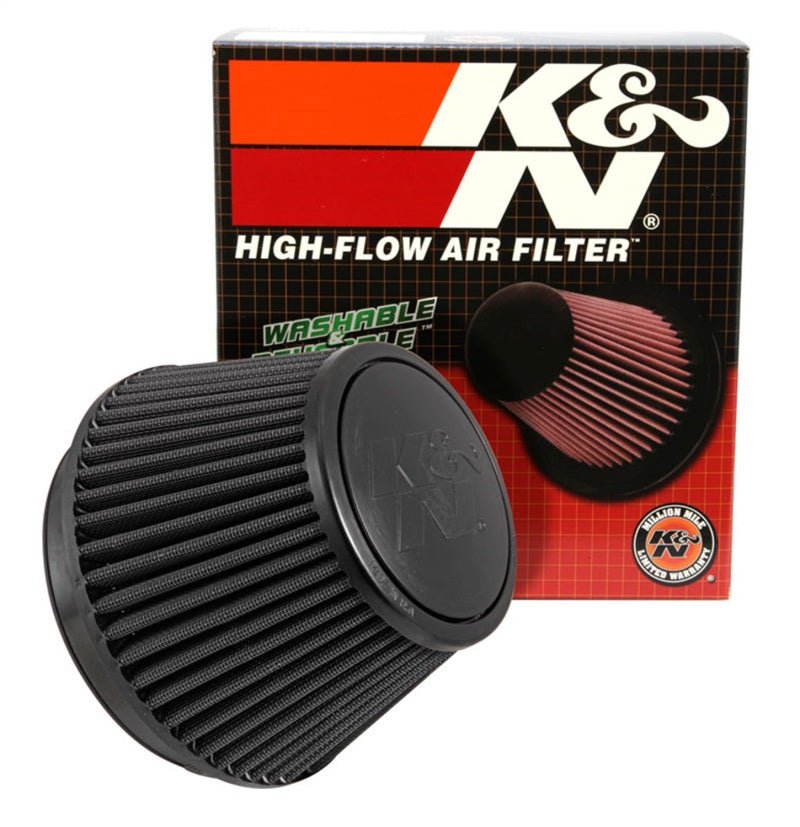 K&N Engineering - K&N Universal Rubber Filter Round Tapered 6in Flange ID x 7.5in Base OD x 5.25in Top OD x 6.75in H - Demon Performance