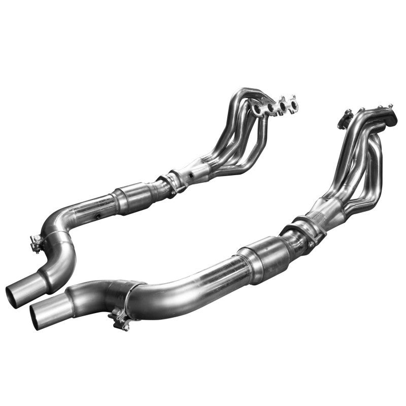 Kooks Headers - Kooks 15+ Mustang 5.0L 4V 2in x 3in SS Headers w/Green Catted OEM Connection Pipe - Demon Performance