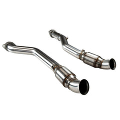 Kooks Headers - Kooks 2012+ Jeep Grand Cherokee SRT8 6.4L 3in Stainless GREEN Catted Connection Pipes - Demon Performance