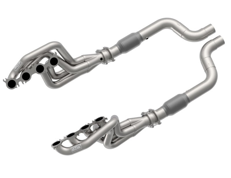 Kooks Headers - Kooks 2020 Mustang GT500 5.2L 2in x 3in SS Headers w/GREEN Catted Connection Pipe - Demon Performance
