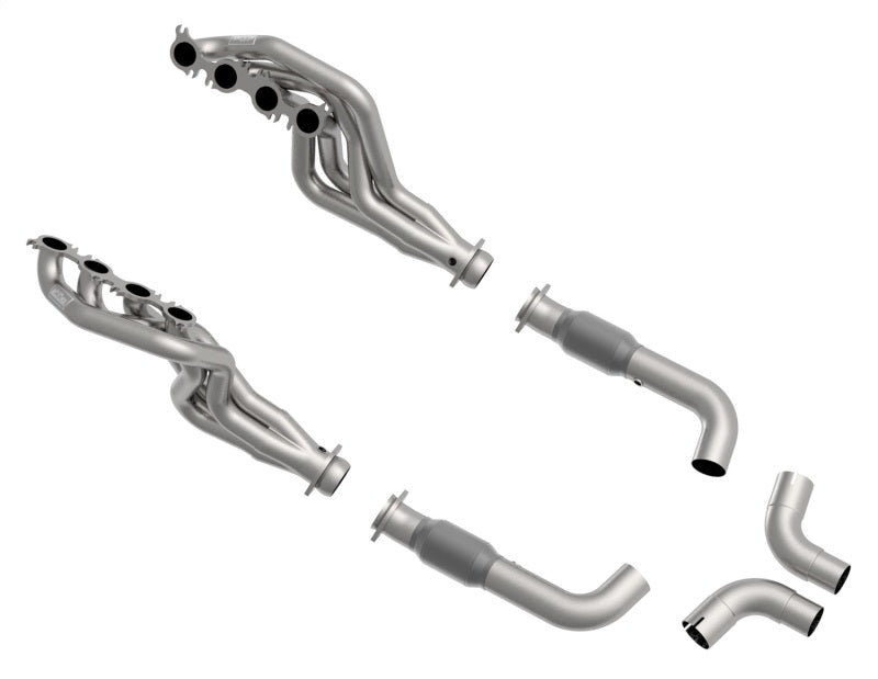 Kooks Headers - Kooks 2020 Mustang GT500 5.2L 2in x 3in SS Headers w/GREEN Catted Connection Pipe - Demon Performance