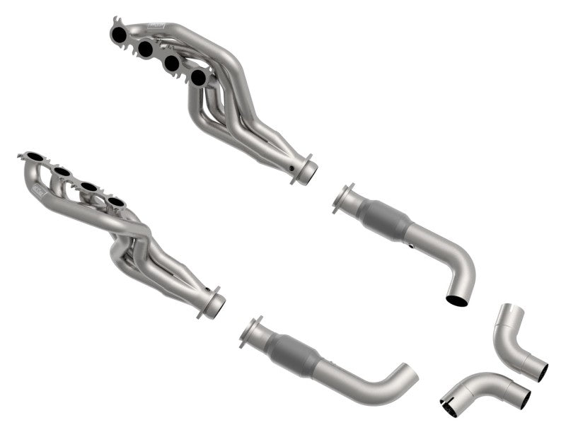 Kooks Headers - Kooks 2020 Mustang GT500 5.2L 2in x 3in SS Headers w/GREEN Catted Connection Pipe - Demon Performance