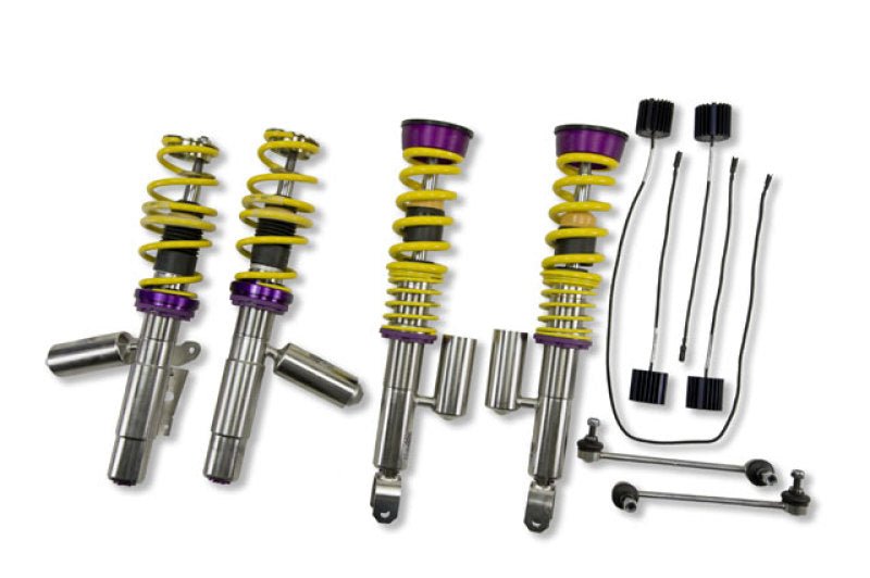 KW - KW Coilover Kit V3 Porsche 911 (997) Turbo Coupe w/ PASM (Must Deactivate PASM) - Demon Performance