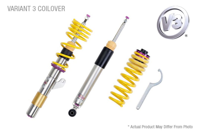 KW - KW Coilover Kit V3 Porsche Cayenne (9PA) incl. Cayenne S w/ PASM (Must Deactivate PASM) - Demon Performance