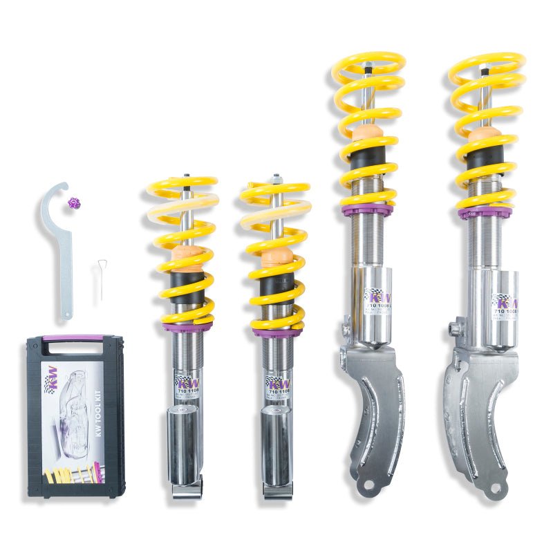 KW - KW Coilover Kit V3 Porsche Cayenne (9PA) incl. Cayenne S w/o PASM - Demon Performance