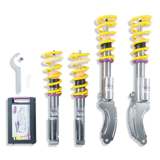 KW - KW Coilover Kit V3 Porsche Cayenne (9PA) incl. Cayenne S w/o PASM - Demon Performance