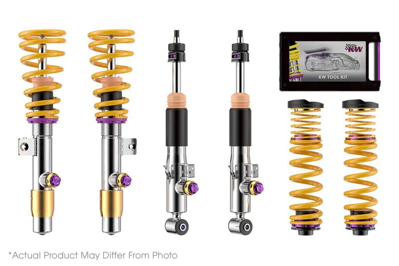 KW - KW Coilover Kit V4 Porsche 911 (992) Carrera 2/2S Coupe w/ or w/o original lift system w/o PASM - Demon Performance