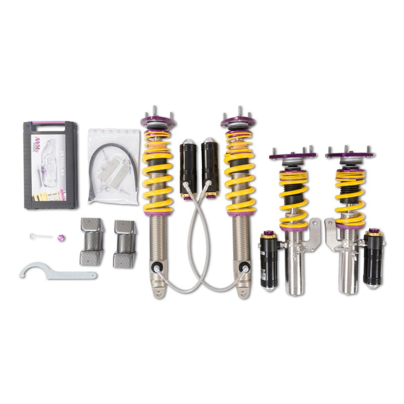 KW - KW Porsche 911 991 Carrera Carrera 2/2S/GTS 4/4S/GTS With PDCC Clubsport Coilover Kit 3 - Way - Demon Performance