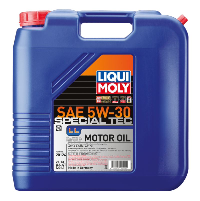 LIQUI MOLY - LIQUI MOLY 20L Special Tec LL Motor Oil SAE 5W30 - Demon Performance