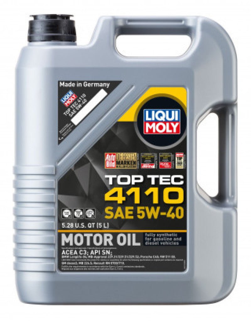 LIQUI MOLY - LIQUI MOLY 5L Top Tec 4110 Motor Oil SAE 5W40 - Demon Performance