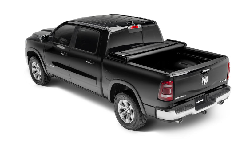 LUND - Lund 02-17 Dodge Ram 1500 (6.5ft. BedExcl. Beds w/Rambox) Genesis Tri-Fold Tonneau Cover - Black - Demon Performance