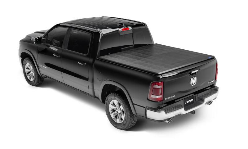 LUND - Lund 02-17 Dodge Ram 1500 (6.5ft. BedExcl. Beds w/Rambox) Genesis Tri-Fold Tonneau Cover - Black - Demon Performance