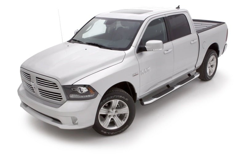 LUND - Lund 09-15 Dodge Ram 1500 Crew Cab (Built Before 7/1/15) 5in. Oval Bent Nerf Bars - Chrome - Demon Performance