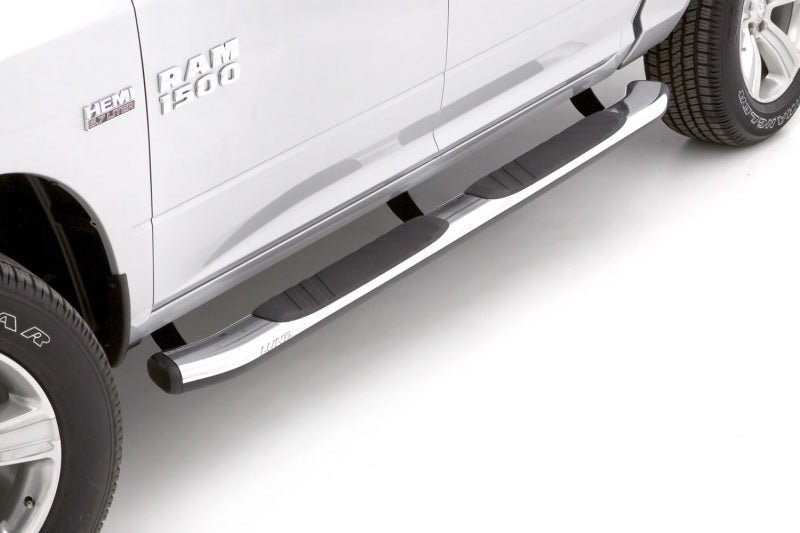 LUND - Lund 09-15 Dodge Ram 1500 Crew Cab (Built Before 7/1/15) 5in. Oval Bent Nerf Bars - Chrome - Demon Performance