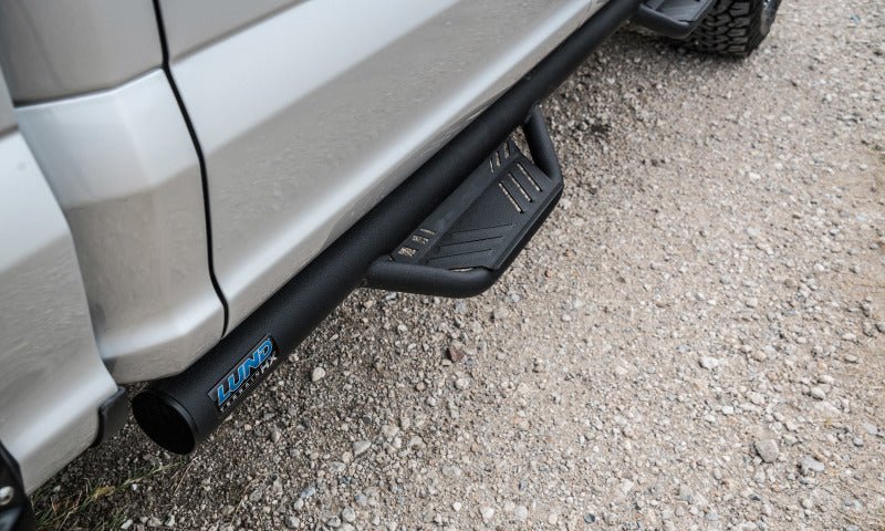 LUND - Lund 09-15 Dodge Ram 1500 Quad Cab (Built Before 7/1/15) Terrain HX Step Nerf Bars - Black - Demon Performance