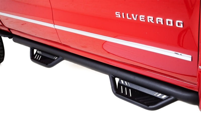 LUND - Lund 09-15 Dodge Ram 1500 Quad Cab (Built Before 7/1/15) Terrain HX Step Nerf Bars - Black - Demon Performance