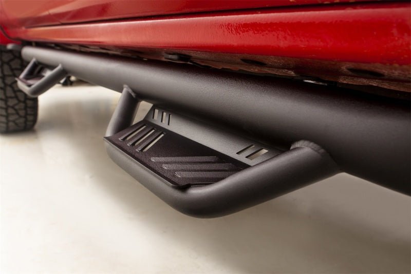 LUND - Lund 09-15 Dodge Ram 1500 Quad Cab (Built Before 7/1/15) Terrain HX Step Nerf Bars - Black - Demon Performance