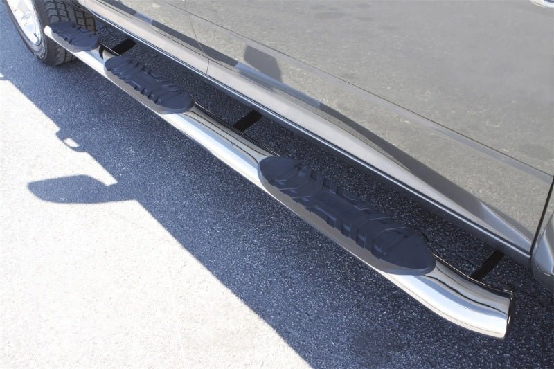 LUND - Lund 09-17 Dodge Ram 1500 Crew Cab (5.5ft. Bed) 5in. Oval WTW SS Nerf Bars - Polished - Demon Performance