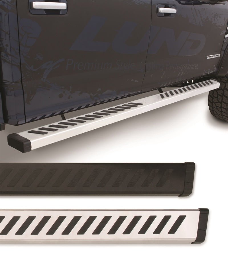 LUND - Lund 09-17 Dodge Ram 1500 Crew Cab Summit Ridge 2.0 Running Boards - Black - Demon Performance