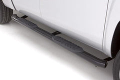 LUND - Lund 09-17 Dodge Ram 1500 Quad Cab 4in. Oval Curved Steel Nerf Bars - Black - Demon Performance
