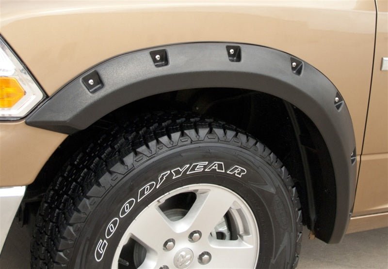 LUND - Lund 09-17 Dodge Ram 1500 RX-Rivet Style Textured Elite Series Fender Flares - Black (4 Pc.) - Demon Performance