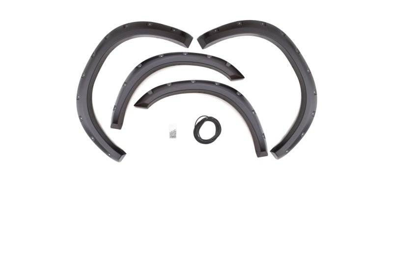 LUND - Lund 09-17 Dodge Ram 1500 RX-Rivet Style Textured Elite Series Fender Flares - Black (4 Pc.) - Demon Performance