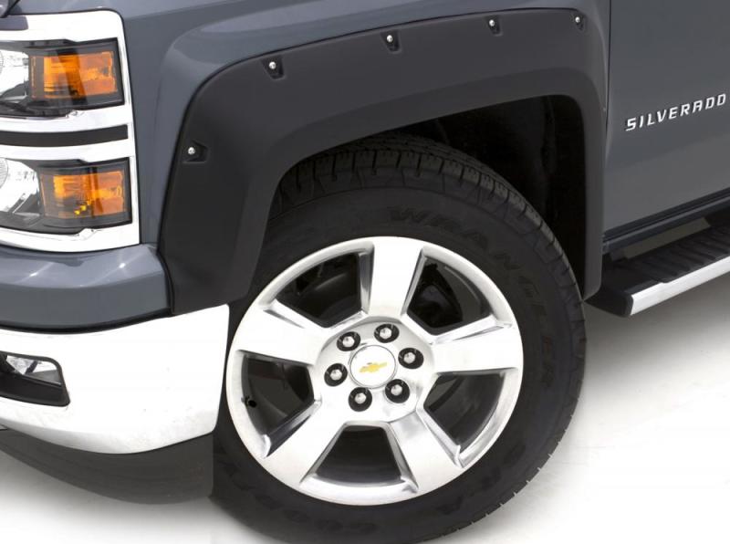 LUND - Lund 09-17 Dodge Ram 1500 RX-Rivet Style Textured Elite Series Fender Flares - Black (4 Pc.) - Demon Performance