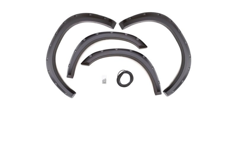 LUND - Lund 09-17 Dodge Ram 1500 RX-Rivet Style Textured Elite Series Fender Flares - Black (4 Pc.) - Demon Performance