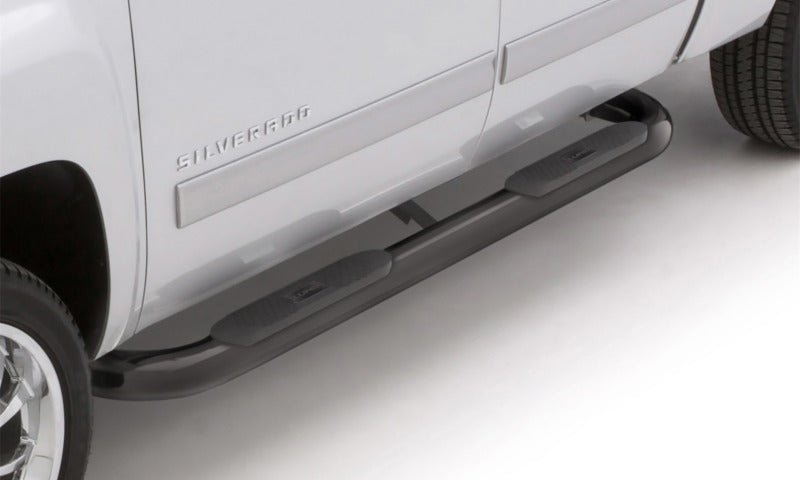 LUND - Lund 10-17 Dodge Ram 2500 Crew Cab 4in. Oval Curved Steel Nerf Bars - Black - Demon Performance
